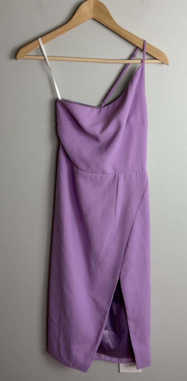 Lovers and Friends One Shoulder Midi Dress Size XS Lilac Women’s